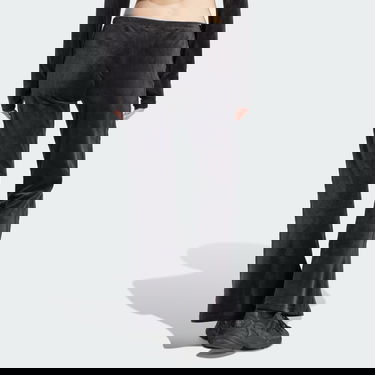 Bukser adidas Originals Crushed Velvet Flared Pants Sort | IT9661, 2