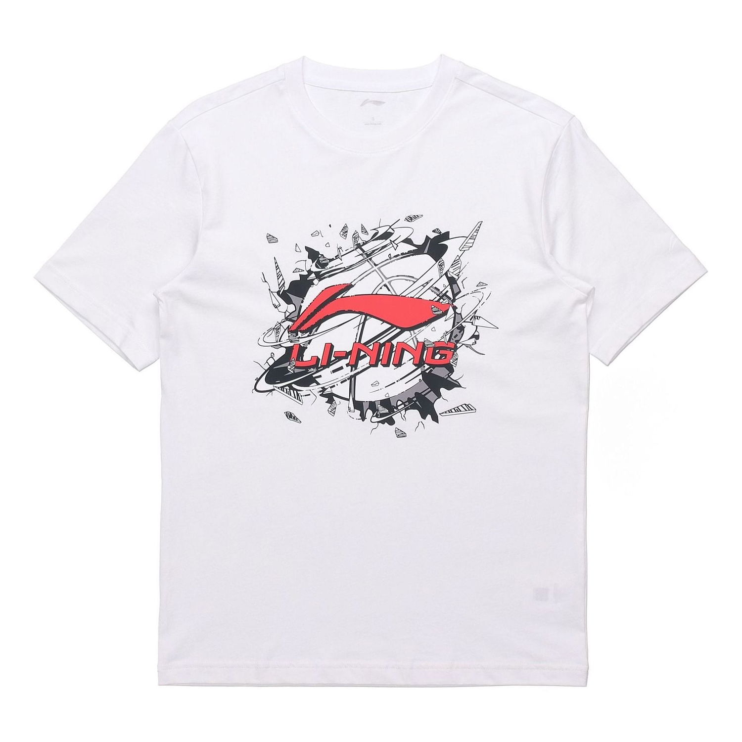 T-shirt Li-Ning Hoops Graphic T-Shirt Hvid | AHSR405-1, 0
