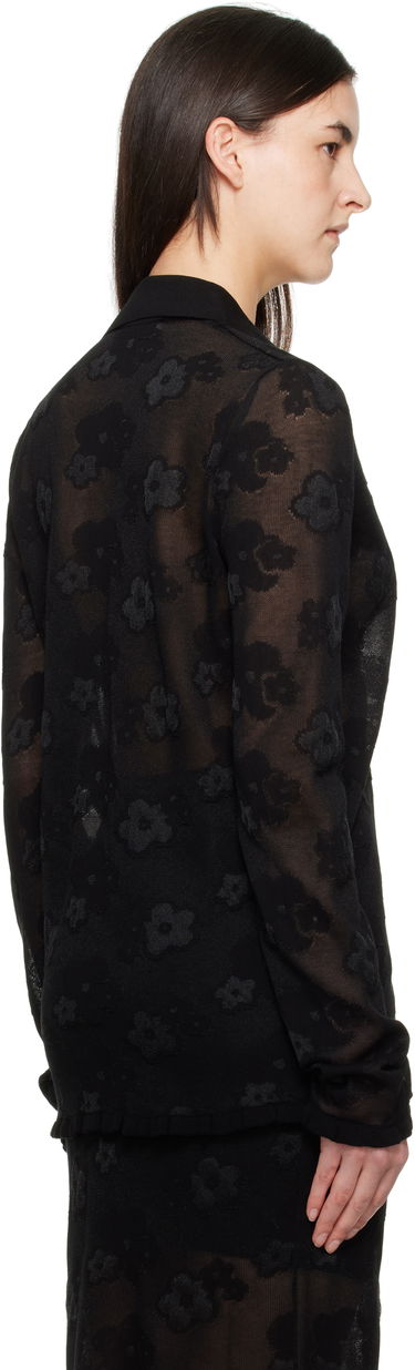 Sweater Cecilie Bahnsen Cecilie Bahnsen Petra Floral Cardigan Sort | 1.25KNI50004 PETRA CARDIGAN, 2