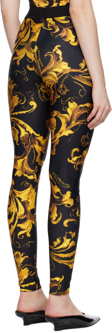 Leggings Versace Versace Jeans Couture Barocco Lycra Leggings Sort | E79HAC101_EJS501, 2