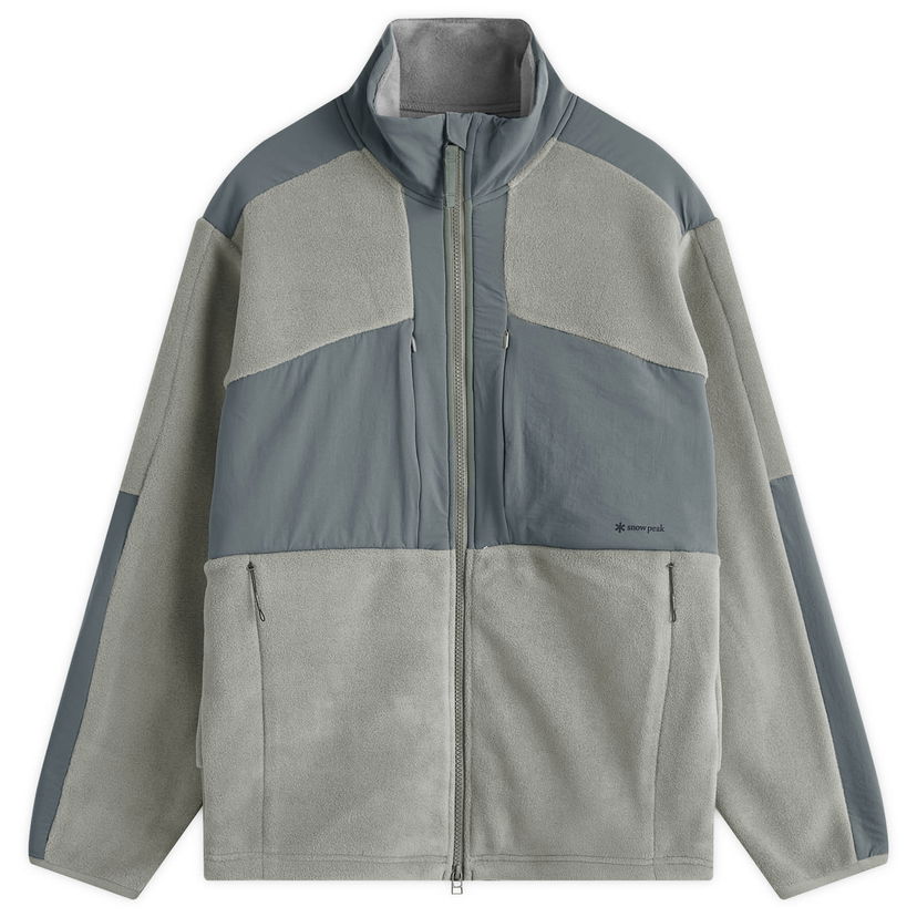 Sweatshirt Snow Peak Double Face Fleece Jacket Grå | SW-24AU007-GRY