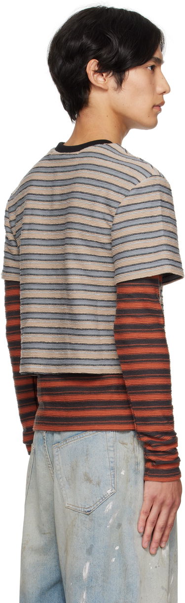 T-shirt Andersson Bell Andersson Bell Striped Long Sleeve T-Shirt Beige | atb1335w, 2