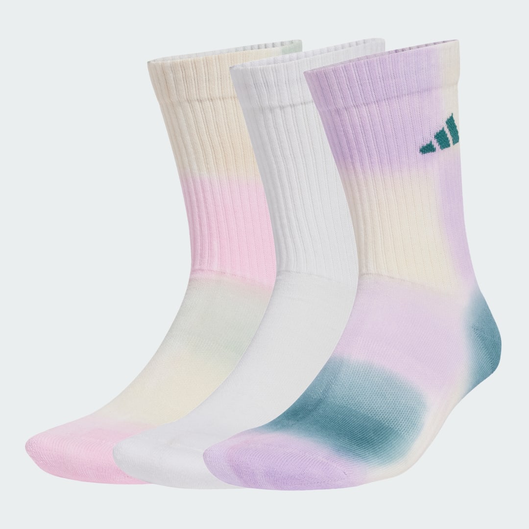Sokker adidas Performance Tie-Dye Crew Socks - 3 Pairs Flerfarvet | JV8487, 0