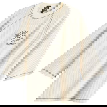 Sweater Heresy Heresy Tri-Spiral Waffle T-Shirt Beige | HSS25-T04-ECR, 1