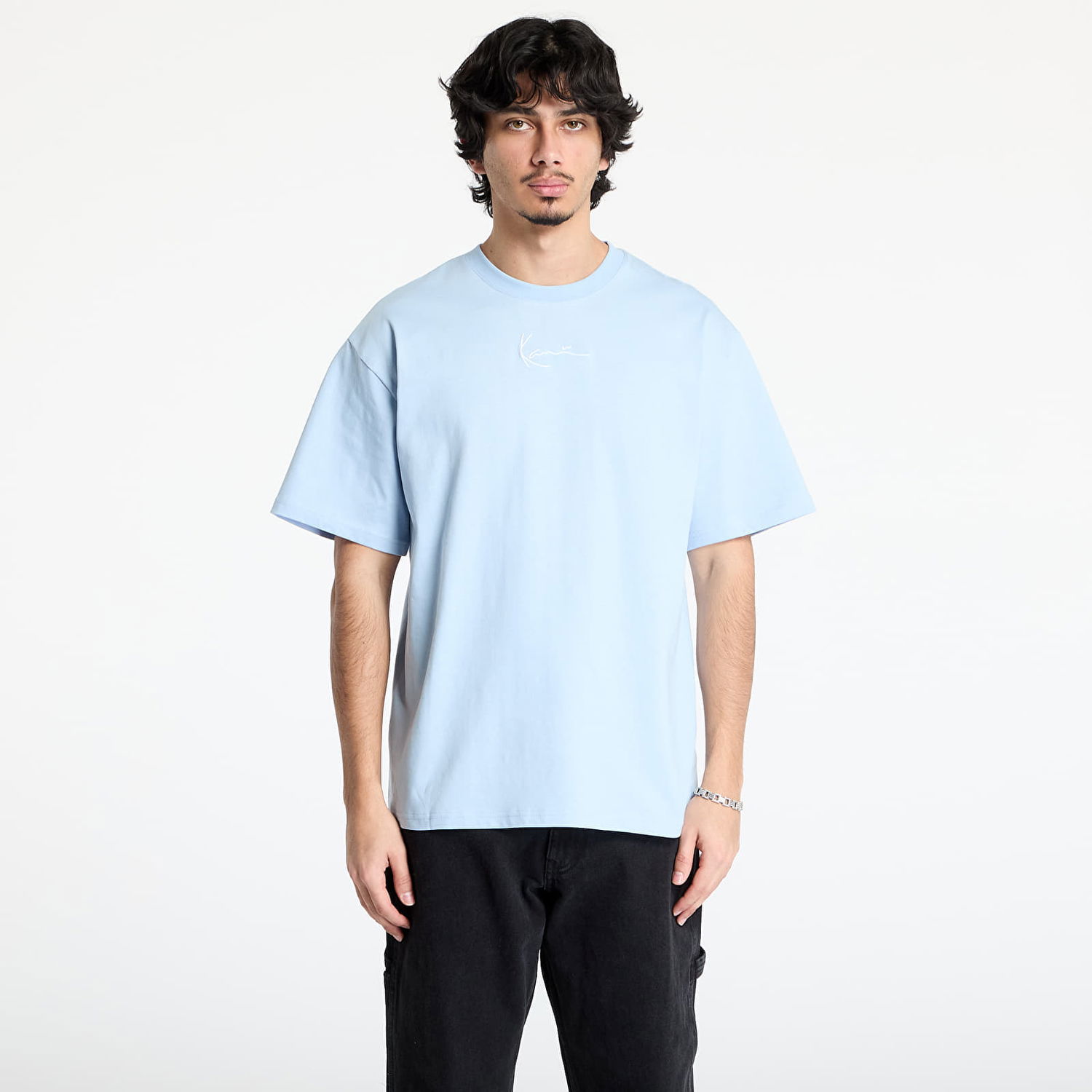 T-shirt Karl Kani Karl Kani Small Signature Essential Tee Blå | 60300338, 0