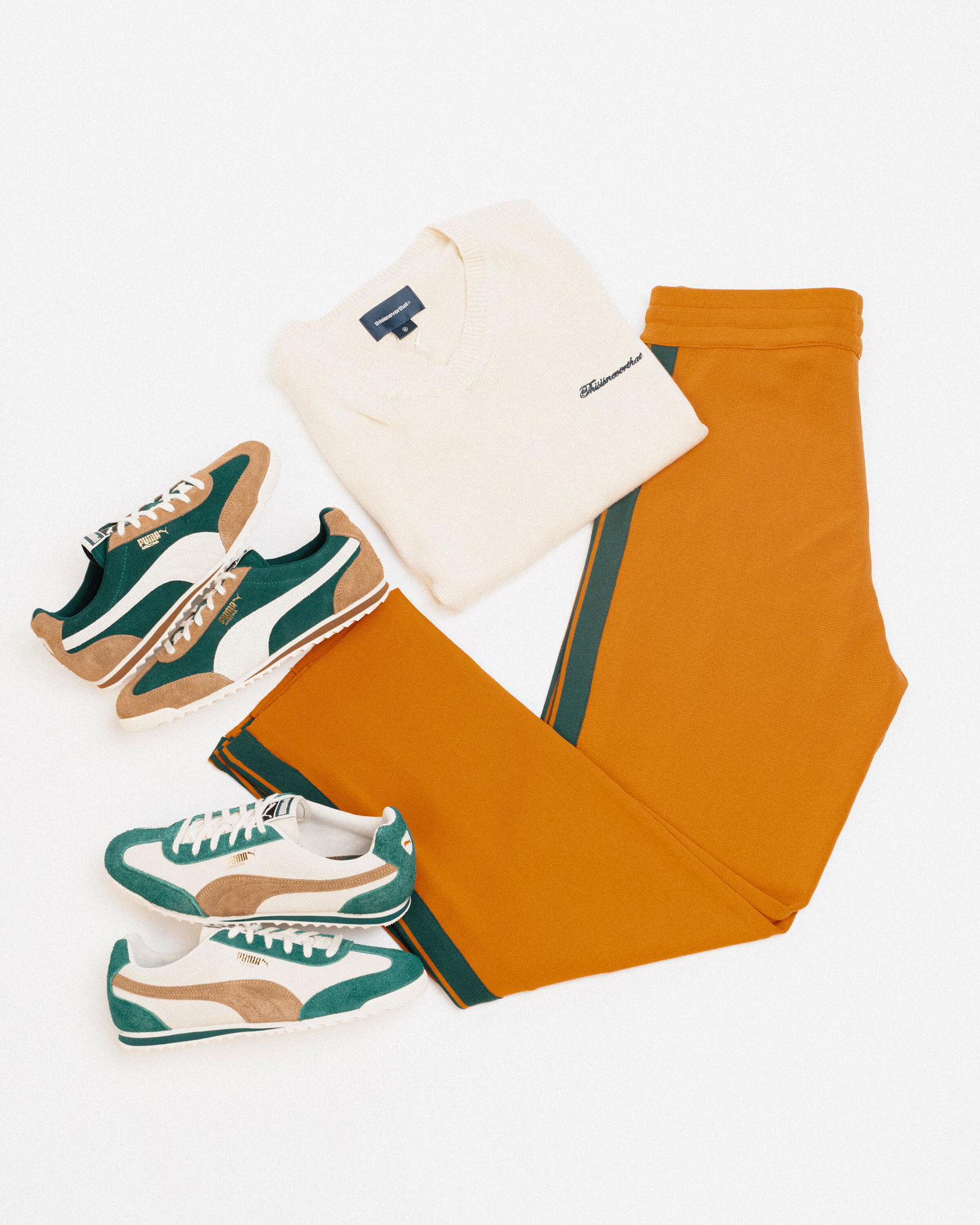Joggingbukser Autry Autry Action Knit Pants Orange | PAPM25KO, 1
