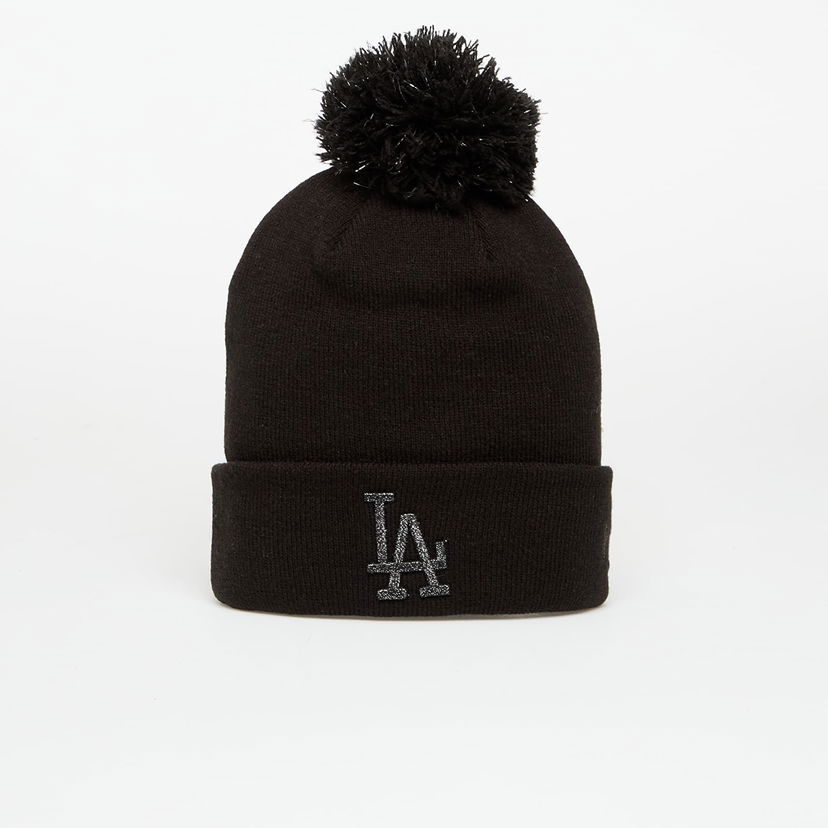 Beanie New Era Los Angeles Dodgers MLB Knit Medium Metallic Bobble Beanie Sort | 60691350