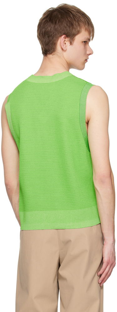 Sweater Feng Chen Wang Feng Chen Wang Floral Knit Vest Grøn | FUS15KT07G, 2