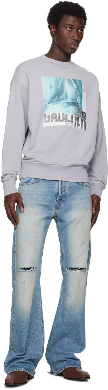 Sweatshirt Jean Paul Gaultier Jean Paul Gaultier Printed Sweatshirt Grå | 25/03-W-TO295-J003-135557, 3