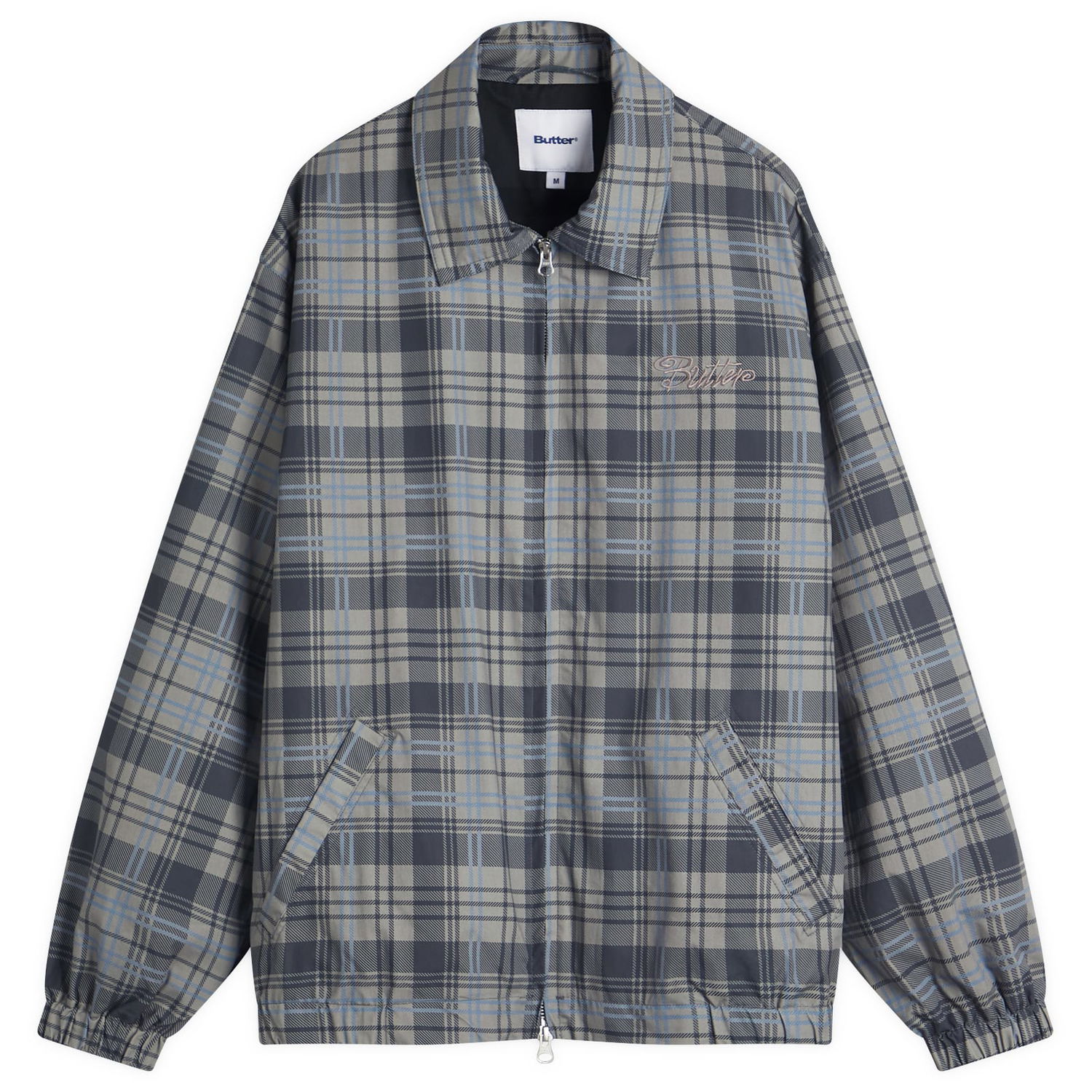 Vindjakke Butter Goods Jive Plaid Jacket Grå | BG252602-PLA, 0