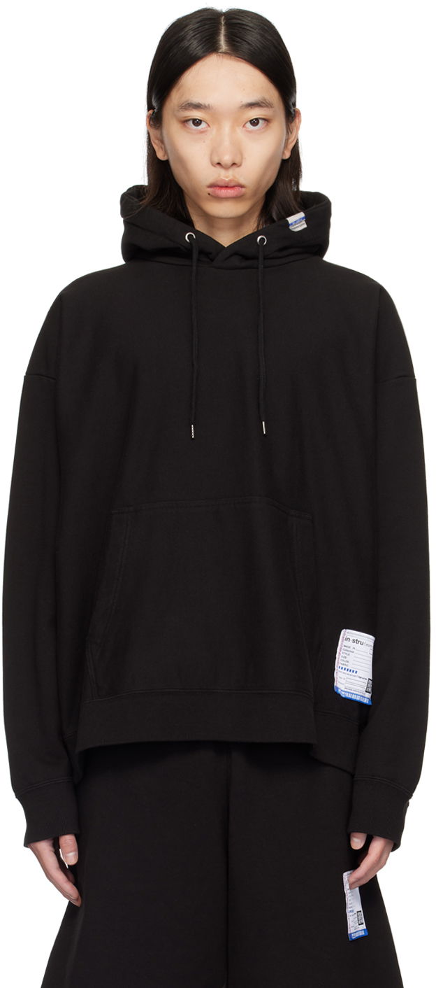 Sweatshirt Maison MIHARA YASUHIRO French Terry Hoodie Sort | I12HD501