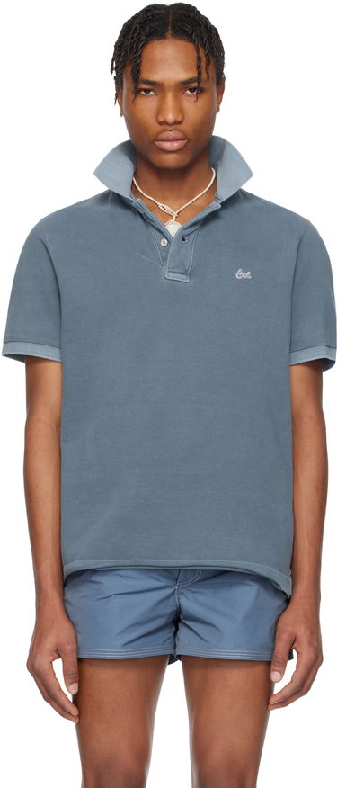 Polo skjorte ERL ERL Polo Shirt Blå | ERL10T004, 0