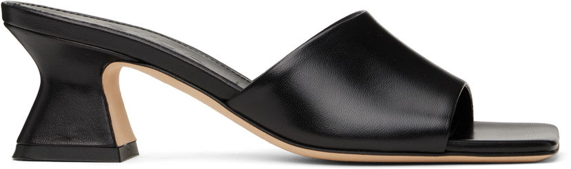 Skopleje Aeyde Aeyde Ale Leather Mules Sort | A11-HS-ARCS45TB142-SS25-800-007