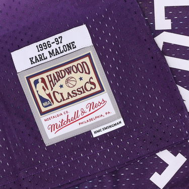 Jersey Mitchell & Ness Utah Jazz Karl Malone Swingman Jersey Lilla | SMJYGS18216-UJAPURP96KMA, 3