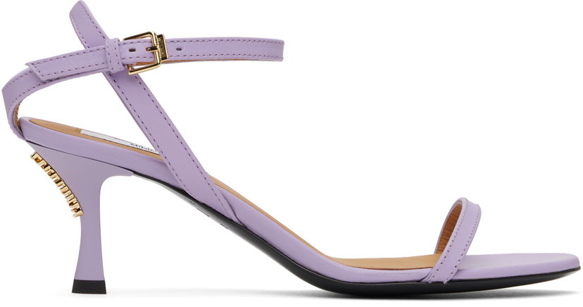 Tilbehør Moschino Moschino Buckled Heeled Sandals Lilla | MA16026C1M MF0 651