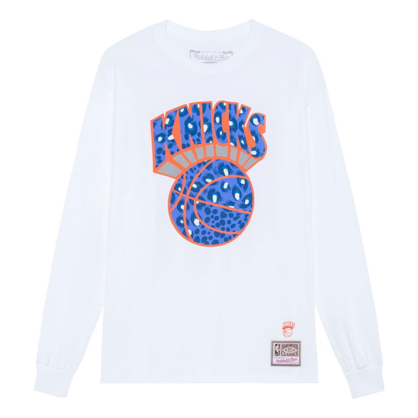 T-shirt Mitchell & Ness NBA Uninterrupted New York Knicks Long Sleeve T-Shirt Hvid | BMLNMO20200-NYKWHIT