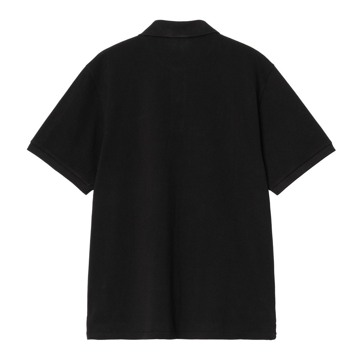 Polo skjorte Carhartt WIP Short Sleeve Script Polo Sort | I035231_9, 1