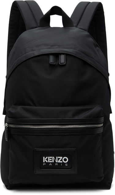 Rygsæk KENZO Black Paris graphy Backpack Sort | FE55SA703B11, 0