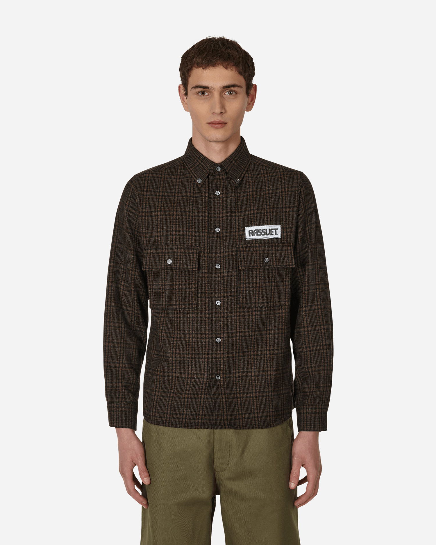Skjorte PACCBET Checked Two Pocket Shirt Brun | PACC11B003 1, 1
