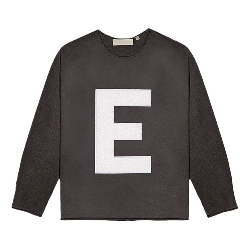 Sweater Fear of God Fear of God Essentials SS22 Big E Sweater Grå | FOG-SS22-249