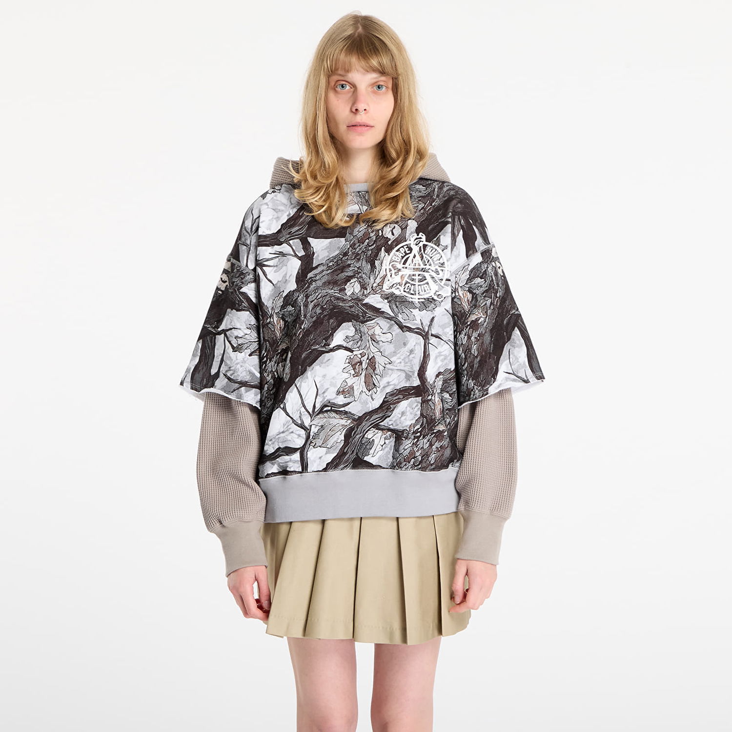 Sweatshirt BAPE Tree Edge Camo Layered Pullover Hoodie XXL Flerfarvet | 001PPL801003MWHT, 1