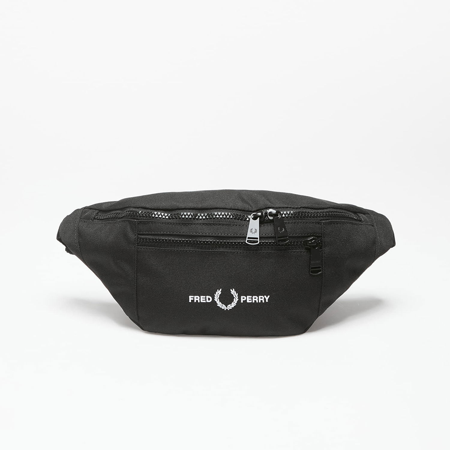 Taljetaske Fred Perry Polyester Flp Crossbody Bag Black Sort | L7292 102, 0