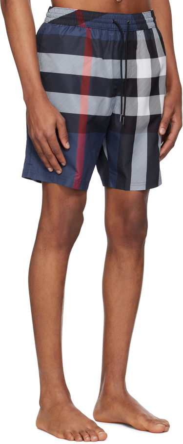 Badetøj Burberry Burberry Check Swim Shorts Blå | 8107273, 1