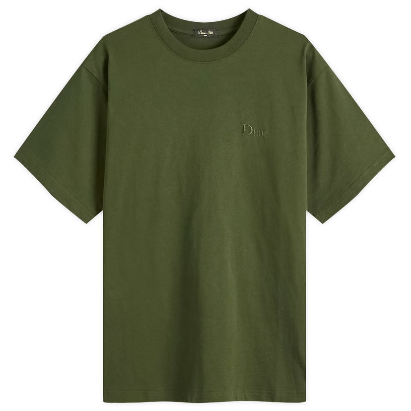 T-shirt Dime Dime Classic Small Logo T-Shirt, Size Large Grøn | DIMESP2550FOR