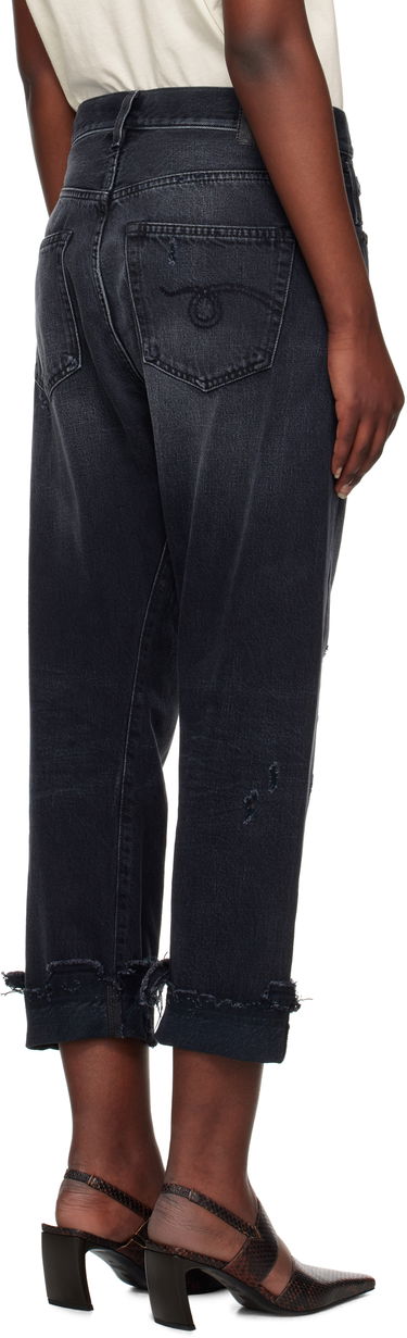 Jeans R13 R13 Crossover Cropped Jeans Sort | R13W2048-394, 2
