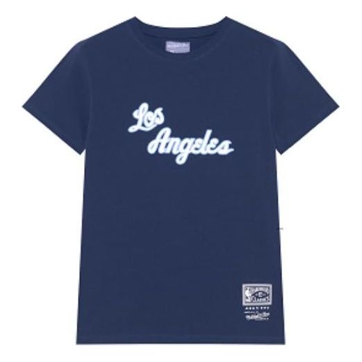 T-shirt Mitchell & Ness Mitchell & Ness Los Angeles Lakers NBA Team T-Shirt Mørkeblå | MN23SSSXT001