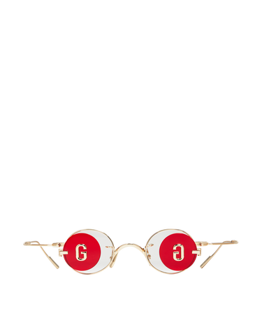 Solbriller Gentle Monster Nano GF2 032 Sunglasses Flerfarvet | NANOGF2-032RED 032RED, 0
