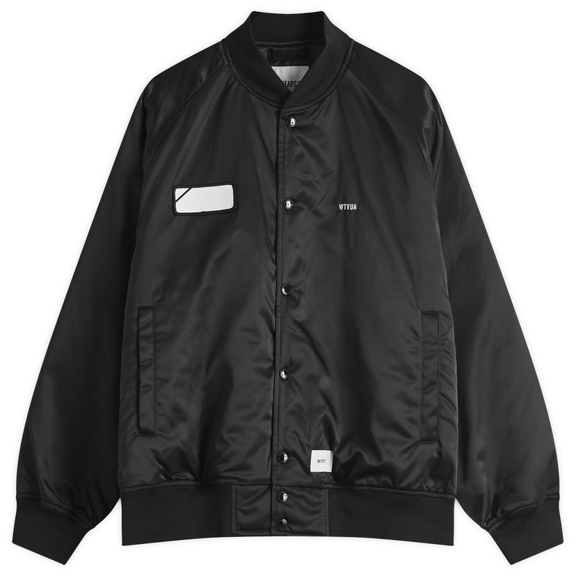 Bomberjakke WTAPS Black 11 Team Jacket Sort | 242TQDT-JKM05-BLK