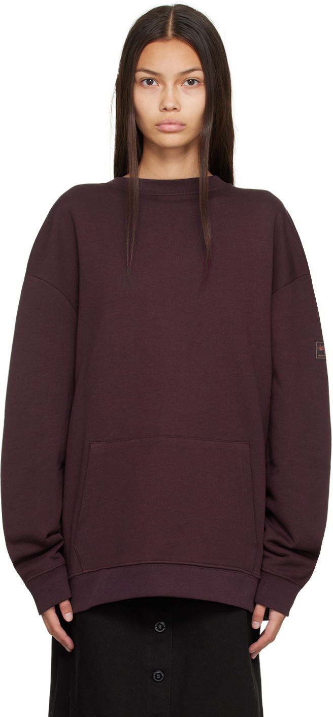 Sweater RAF SIMONS Raf Simons Knot Hood Sweatshirt Bourgogne | 222-M164, 0