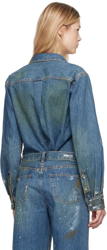 Skjorte Helmut Lang Helmut Lang Painted Denim Shirt Blå | O05DW102, 2