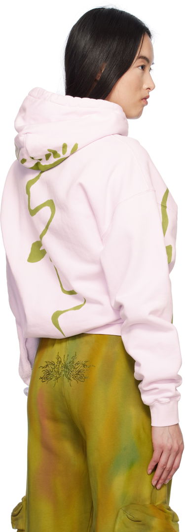Sweatshirt Collina Strada Collina Strada Eva Draped Hoodie Lyserød | XX8013, 2