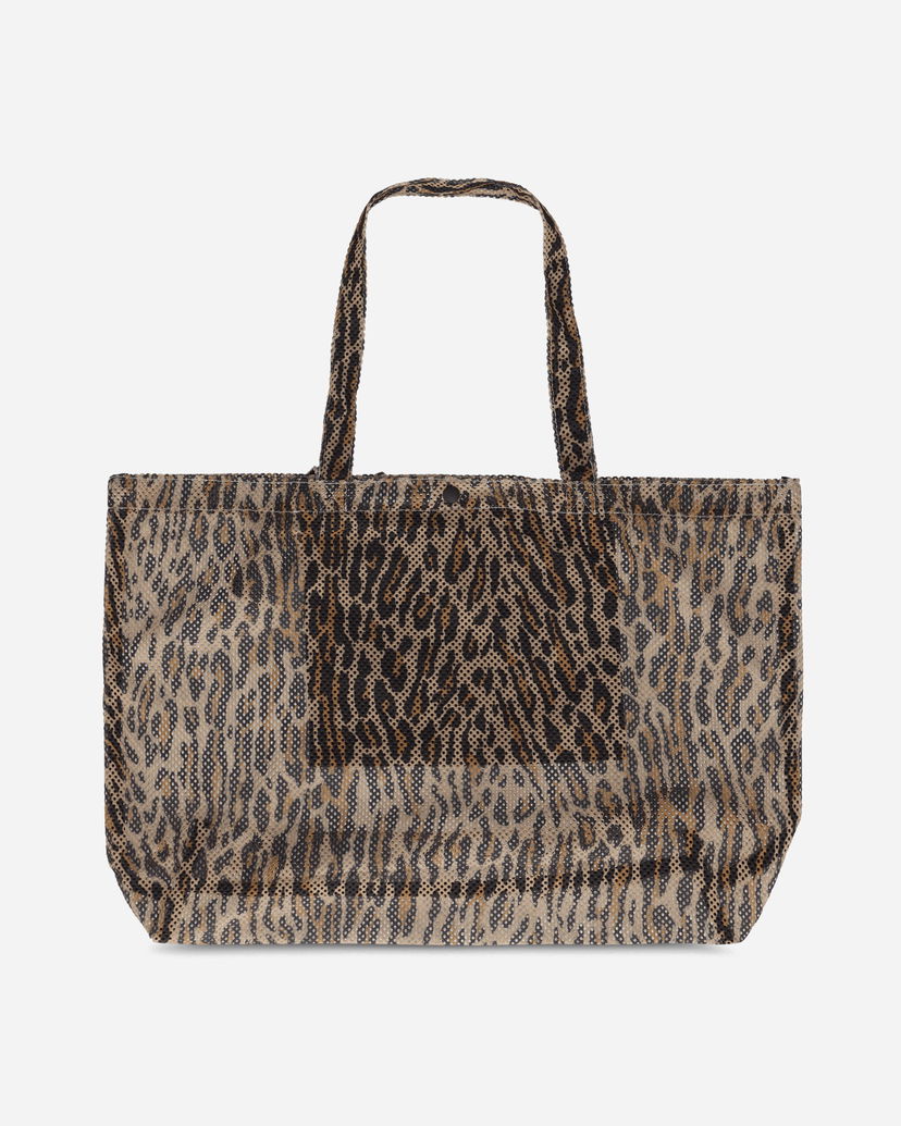 Mulepose WACKO MARIA Speak Easy Leopard Tote Bag Brun | 25SS-WMA-BG06 BEIGE