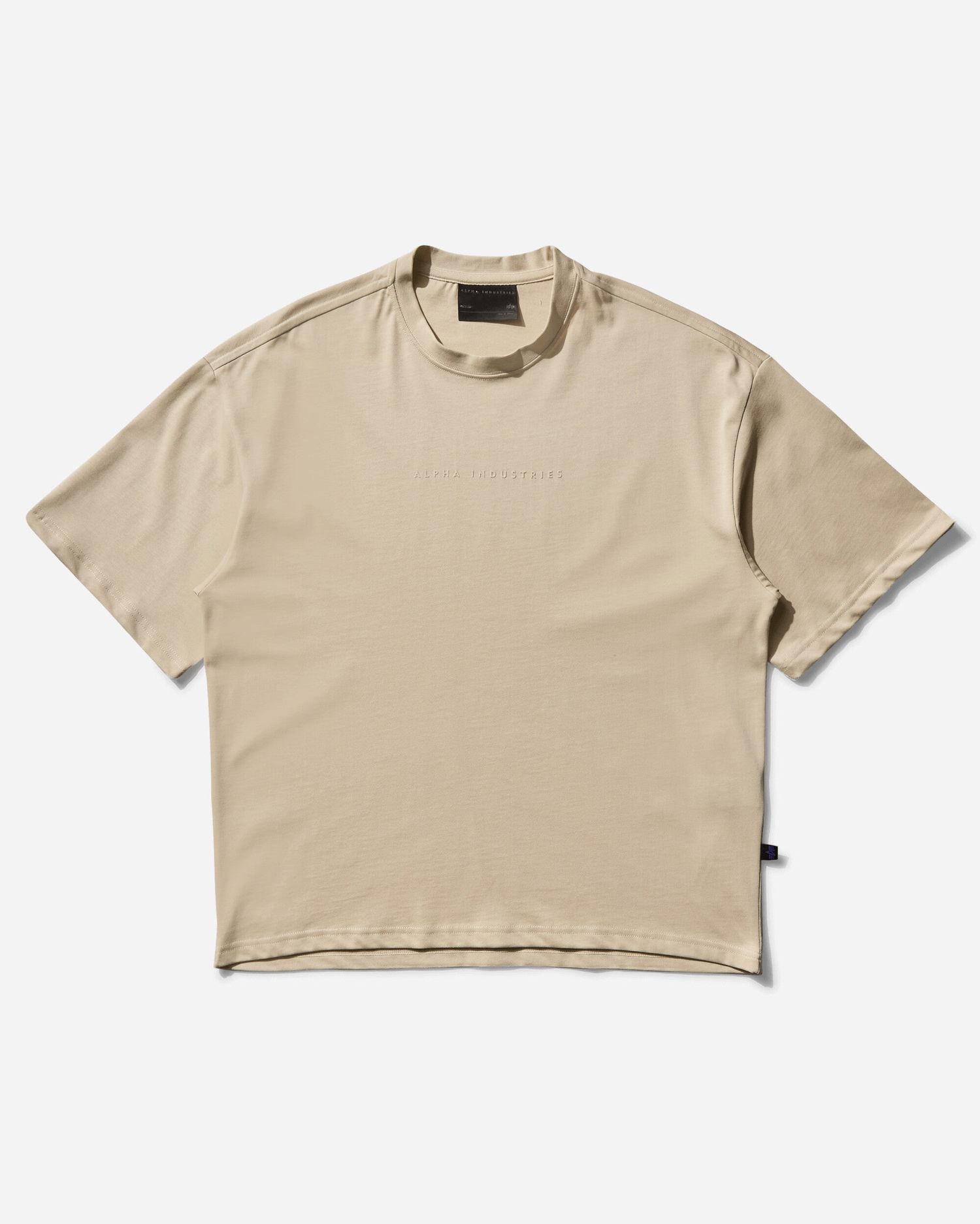 Crop top Alpha Industries UV Protection Base T-Shirt Beige | 756503 300, 1