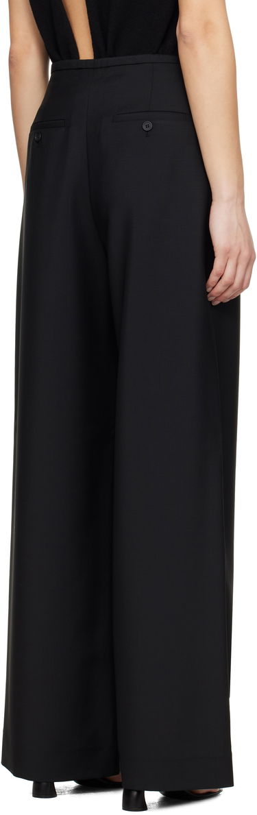 Bukser Róhe Róhe Relaxed Drawstring Trousers Sort | 415-30-007, 2