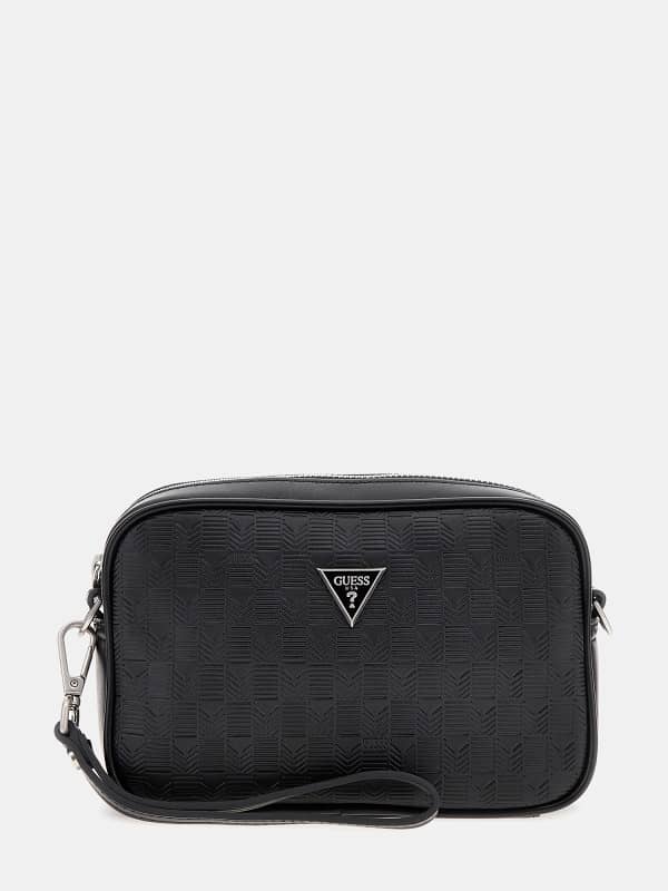 Håndtaske GUESS G-Wave Vanity Case Sort | PMTODEP5145, 0