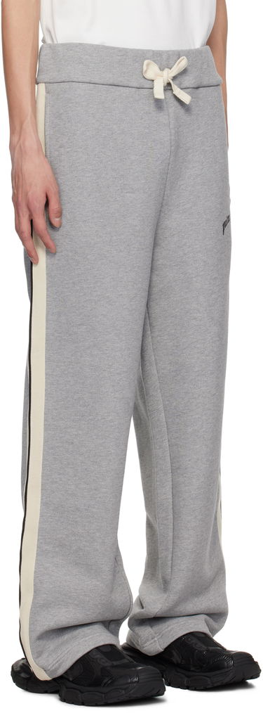 Joggingbukser Palm Angels Palm Angels Curved Logo Sweatpants Grå | PMCH02BS25FLE0010810, 1