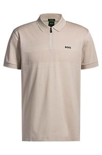 BOSS Zip Neck Polo Shirt