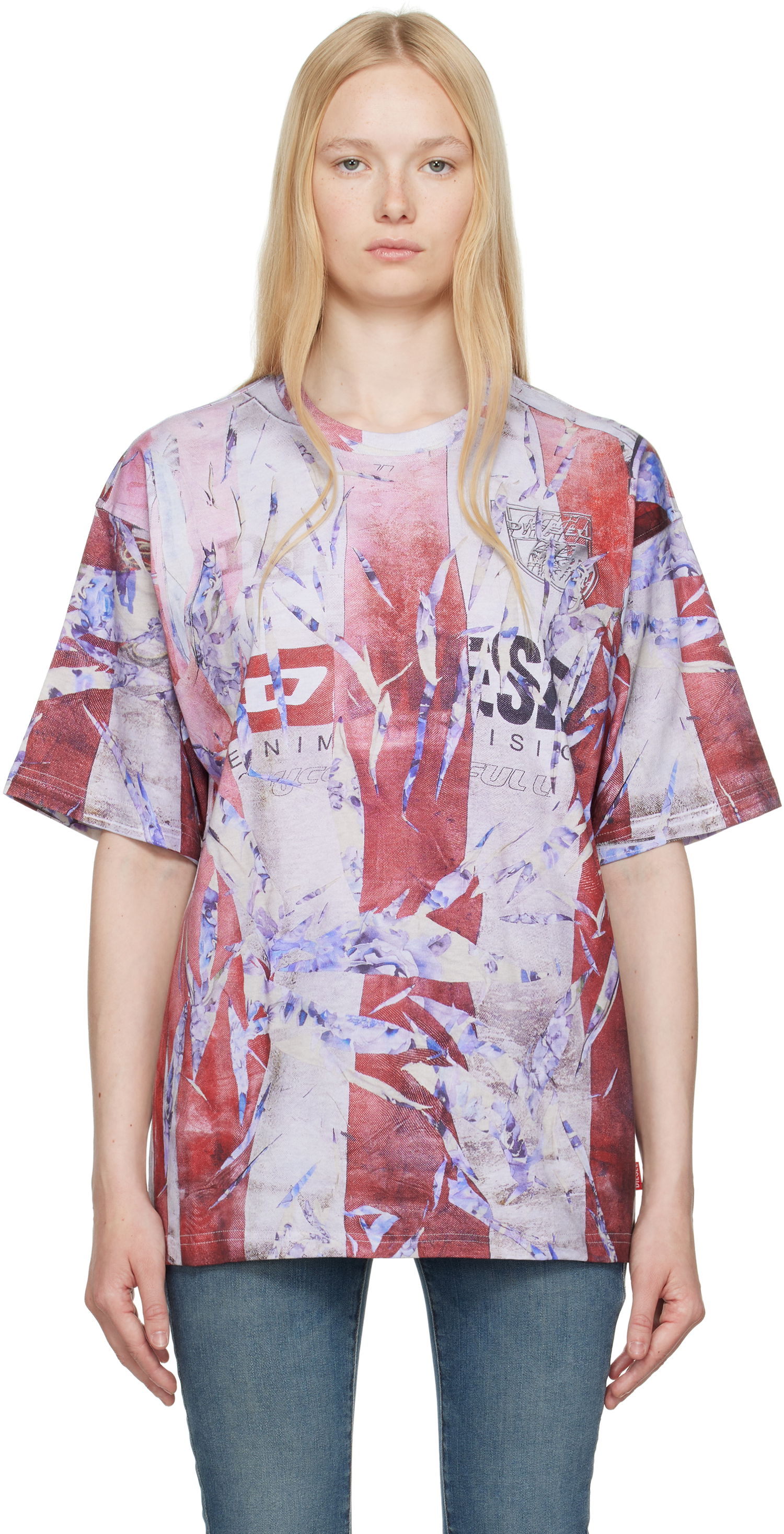 T-shirt Diesel Diesel T-Boxt-R13 Graphic T-Shirt Flerfarvet | A19648 0HGBY, 0