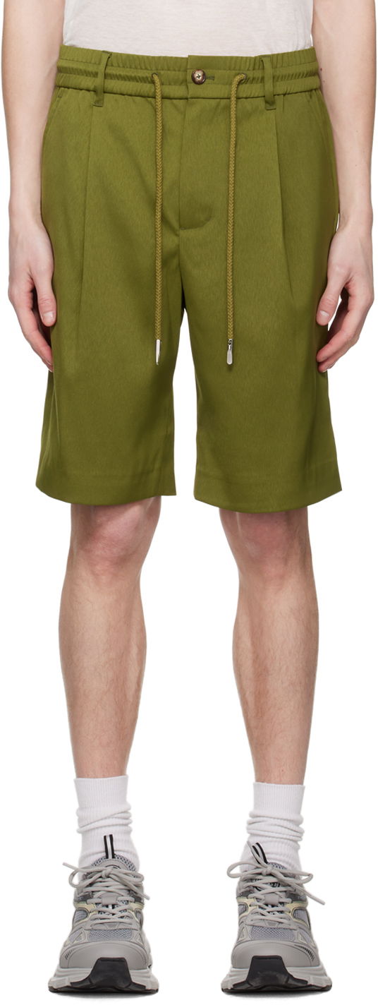 Shorts Feng Chen Wang Feng Chen Wang Pleated Shorts Grøn | FMS15ST02