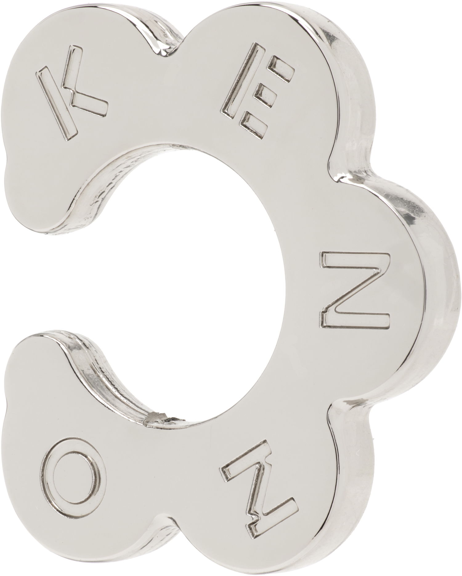 Øreringe KENZO Kenzo 'KENZO Stamp' Ear Cuff Metalisk | FF58BI413M04, 1