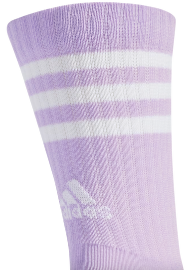 Sokker adidas Performance 3-Stripes Cushioned Crew Socks - 3 Pairs Lilla | JW2766, 2