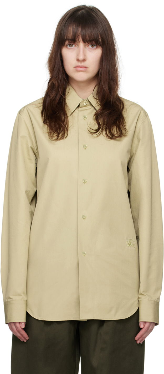 Skjorte Burberry EKD Shirt Beige | 8076432