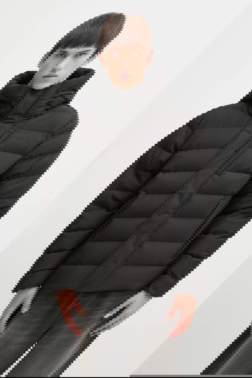 Puffer jakke Helly Hansen ALBY Hooded Puffy Jacket Sort | 53526, 0
