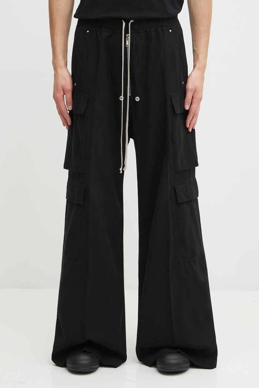 Cargo bukser Rick Owens Rick Owens DRKSHDW Double Cargo Jumbo Belas Cargo Pants Sort | DU02E7398.CFL