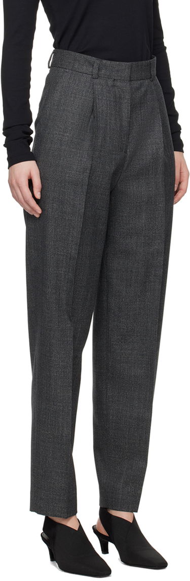 Bukser TOTEME TOTEME Single-Pleat Trousers Grå | 242-WRB1625-FB0110, 1