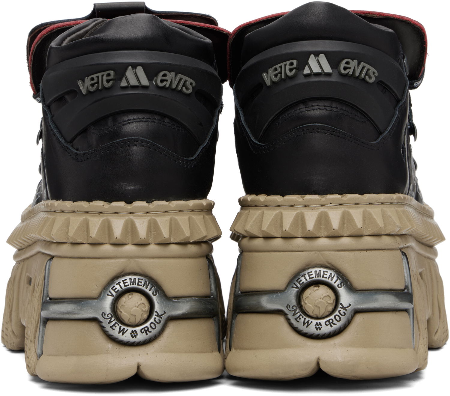 Sneakers og sko VETEMENTS New Rock Edition Platform Sneakers Rød | UA65SN100L, 1